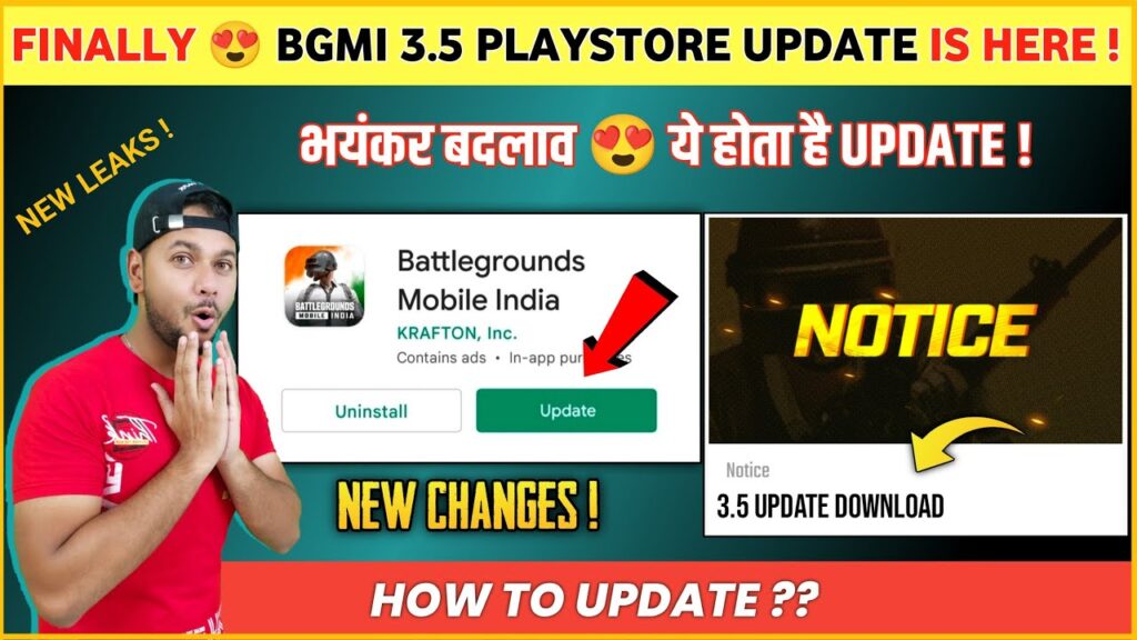 Battlegrounds Mobile India Update 3.5